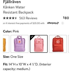 Fjallhaven backpack pink